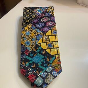 Brioni Multicolor Patchwork Tie